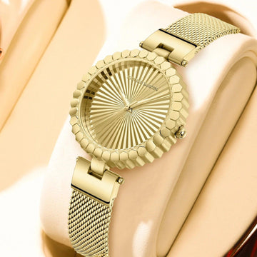Luxury Dial Quartz Movement Stainless Steel Mesh Strap Fashion New Womens Watch Elegant Original Women Watches